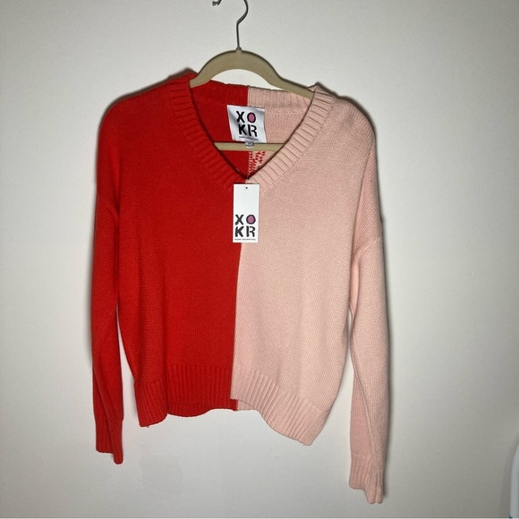 Kerri Rosenthal Radiant Heart Colorblock Sweater | Anthropologie - Picture 2 of 14